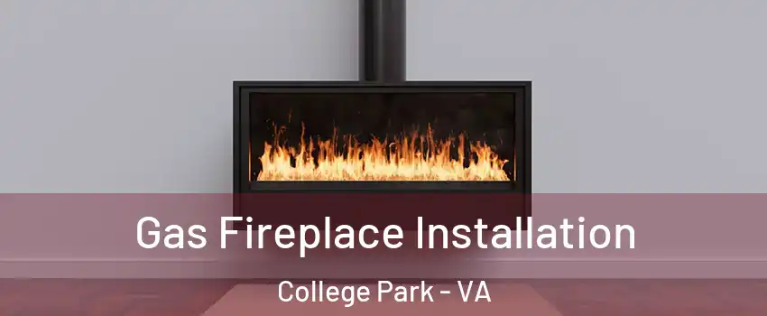 Gas Fireplace Installation College Park - VA