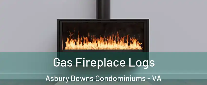 Gas Fireplace Logs Asbury Downs Condominiums - VA