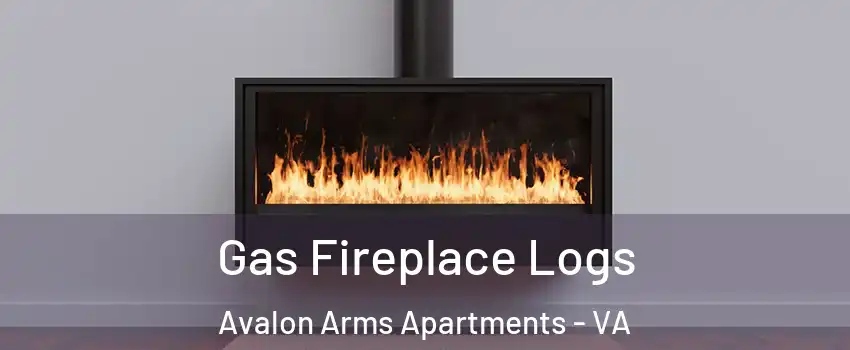 Gas Fireplace Logs Avalon Arms Apartments - VA