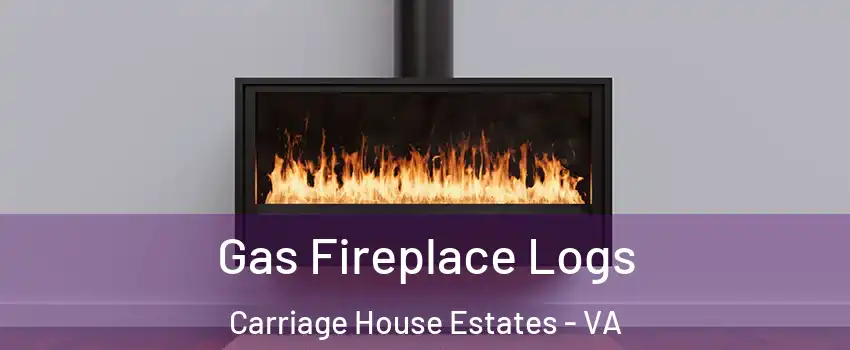 Gas Fireplace Logs Carriage House Estates - VA