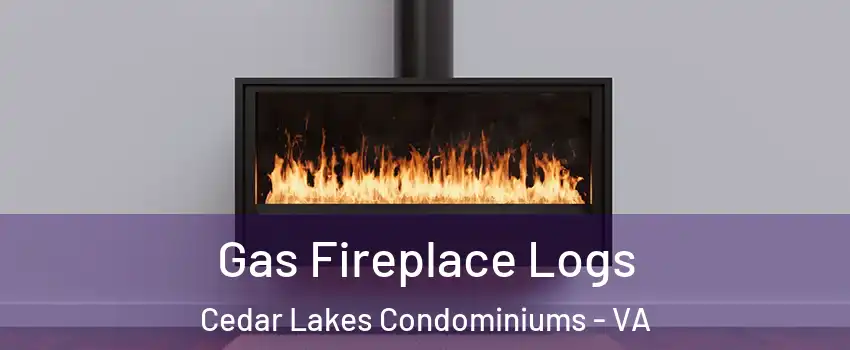Gas Fireplace Logs Cedar Lakes Condominiums - VA