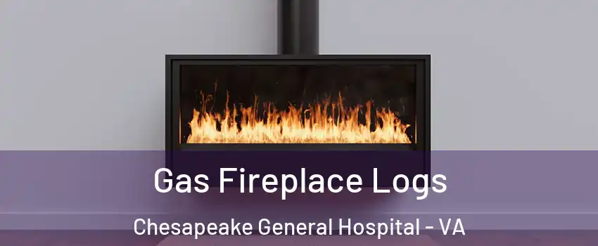 Gas Fireplace Logs Chesapeake General Hospital - VA