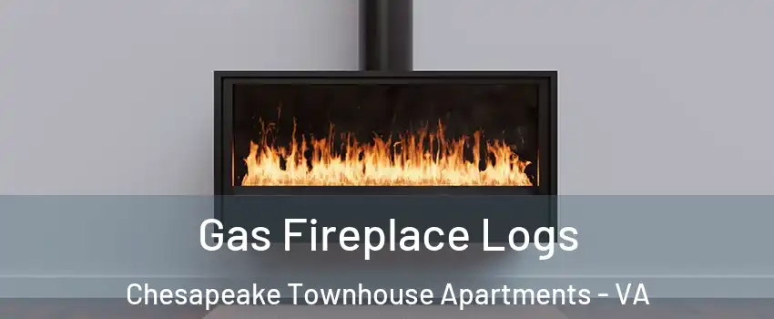 Gas Fireplace Logs Chesapeake Townhouse Apartments - VA
