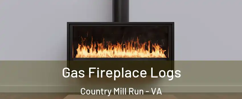 Gas Fireplace Logs Country Mill Run - VA
