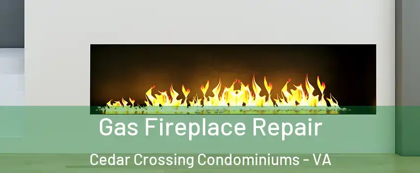 Gas Fireplace Repair Cedar Crossing Condominiums - VA