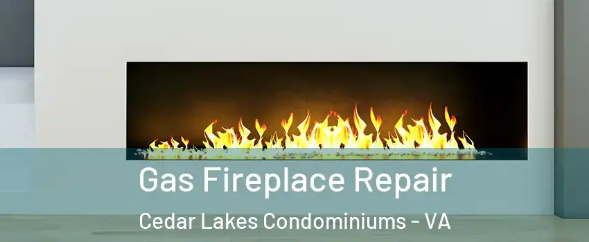 Gas Fireplace Repair Cedar Lakes Condominiums - VA