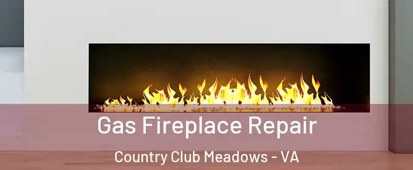 Gas Fireplace Repair Country Club Meadows - VA