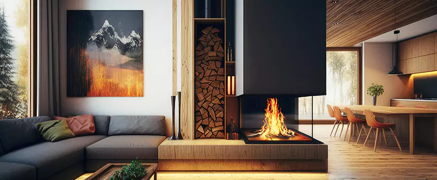 Fixing Electric Fireplace Problem in Dominion Village At Chesapeake, Virginia