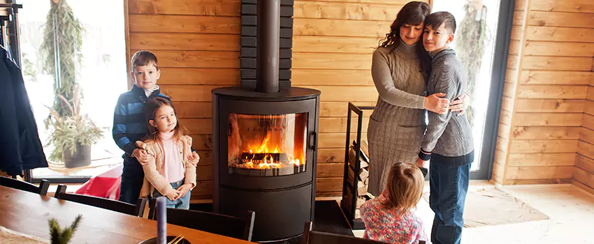 Morso Cast Iron Fireplace Insert Installation in Dominion Village At Chesapeake, Virginia