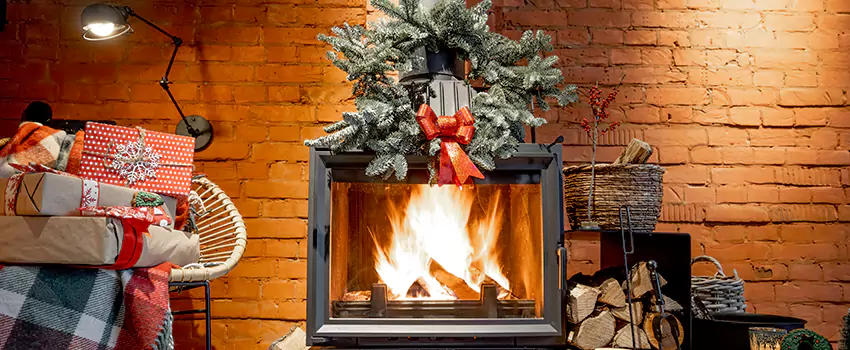 Travis Industries Linear Gas Fireplace Installation in Brent Lox Nursing Home And Rehab, Virginia
