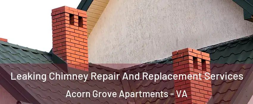 Leaking Chimney Repair And Replacement Services Acorn Grove Apartments - VA