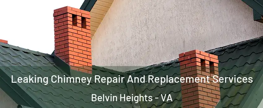Leaking Chimney Repair And Replacement Services Belvin Heights - VA