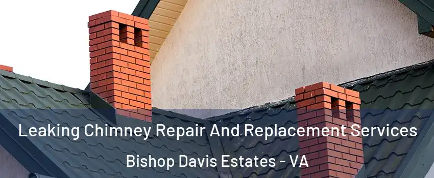 Leaking Chimney Repair And Replacement Services Bishop Davis Estates - VA