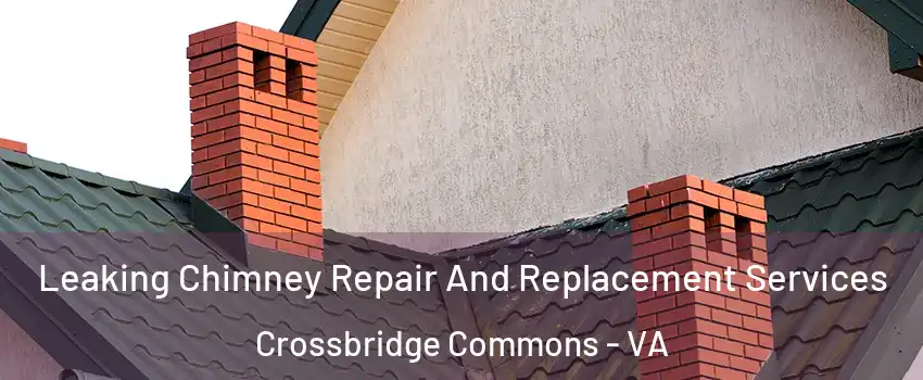 Leaking Chimney Repair And Replacement Services Crossbridge Commons - VA
