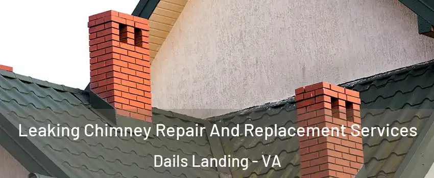 Leaking Chimney Repair And Replacement Services Dails Landing - VA