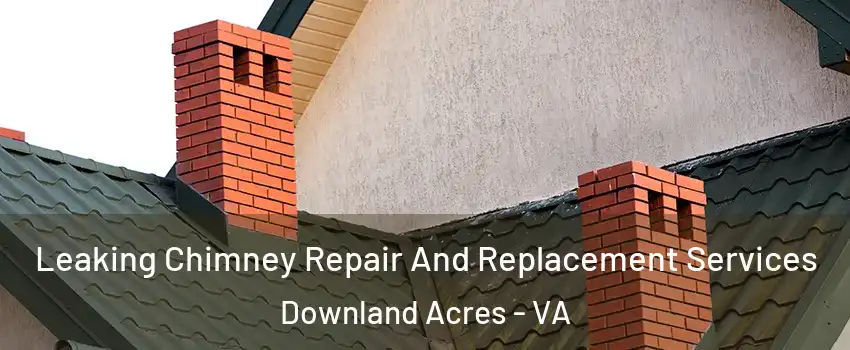 Leaking Chimney Repair And Replacement Services Downland Acres - VA