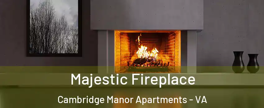 Majestic Fireplace Cambridge Manor Apartments - VA