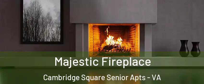 Majestic Fireplace Cambridge Square Senior Apts - VA