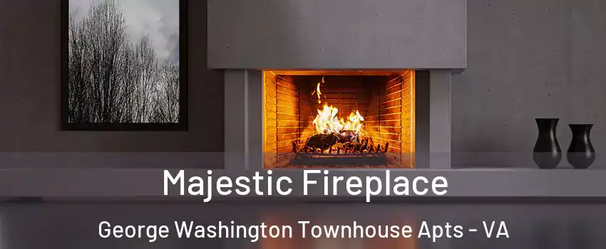 Majestic Fireplace George Washington Townhouse Apts - VA
