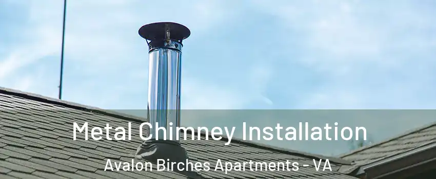 Metal Chimney Installation Avalon Birches Apartments - VA