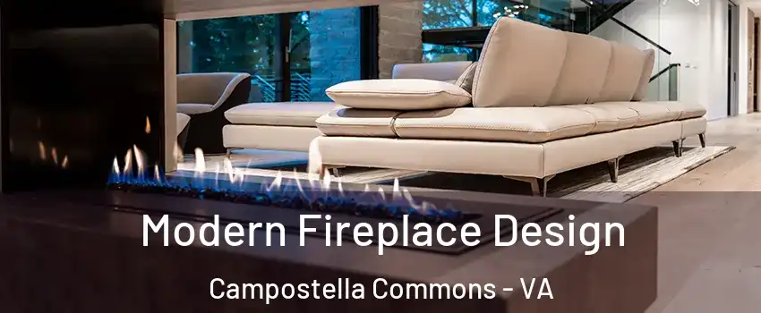 Modern Fireplace Design Campostella Commons - VA