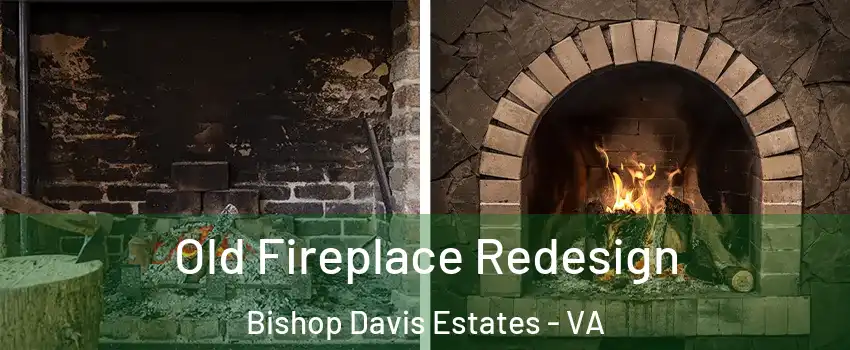 Old Fireplace Redesign Bishop Davis Estates - VA