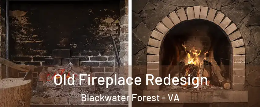 Old Fireplace Redesign Blackwater Forest - VA