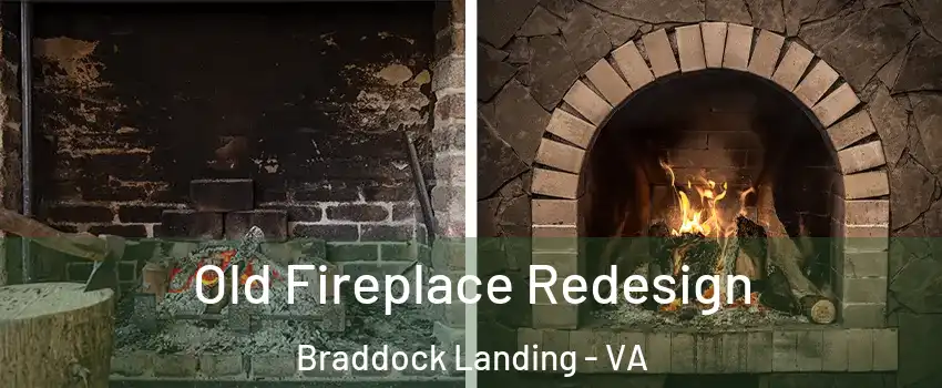 Old Fireplace Redesign Braddock Landing - VA