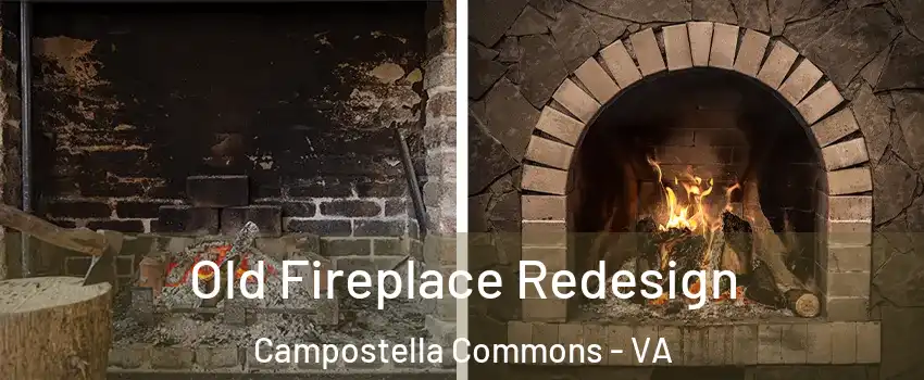 Old Fireplace Redesign Campostella Commons - VA