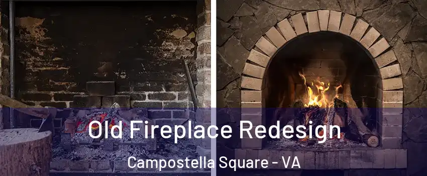 Old Fireplace Redesign Campostella Square - VA