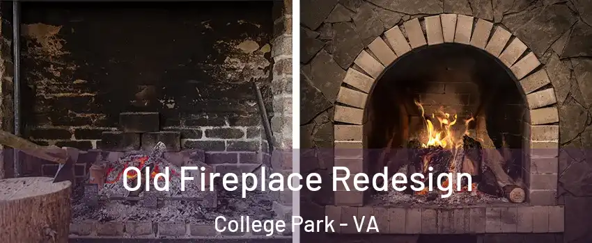 Old Fireplace Redesign College Park - VA