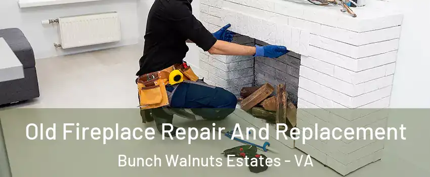 Old Fireplace Repair And Replacement Bunch Walnuts Estates - VA