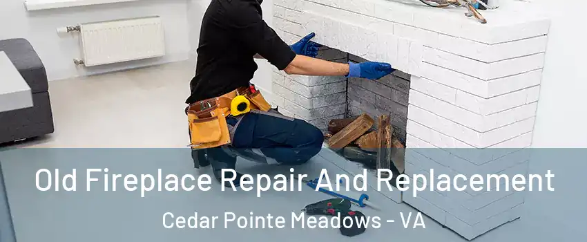 Old Fireplace Repair And Replacement Cedar Pointe Meadows - VA