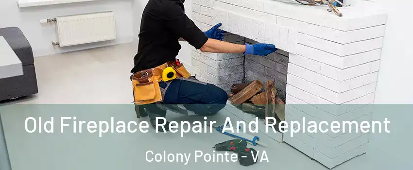 Old Fireplace Repair And Replacement Colony Pointe - VA