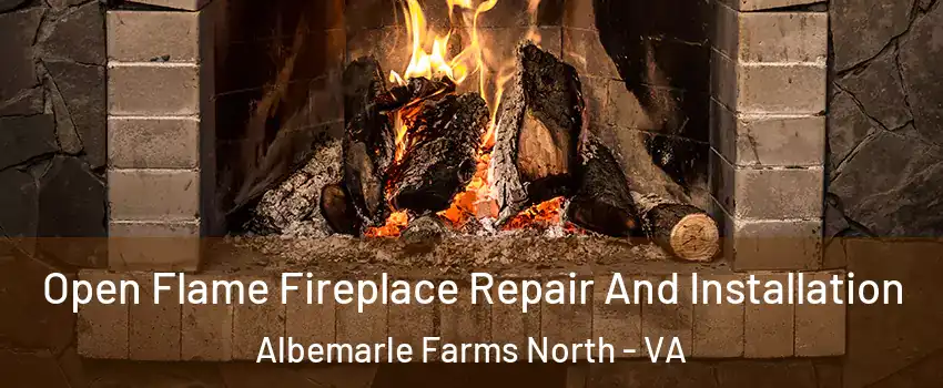 Open Flame Fireplace Repair And Installation Albemarle Farms North - VA