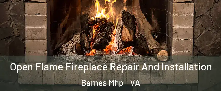 Open Flame Fireplace Repair And Installation Barnes Mhp - VA