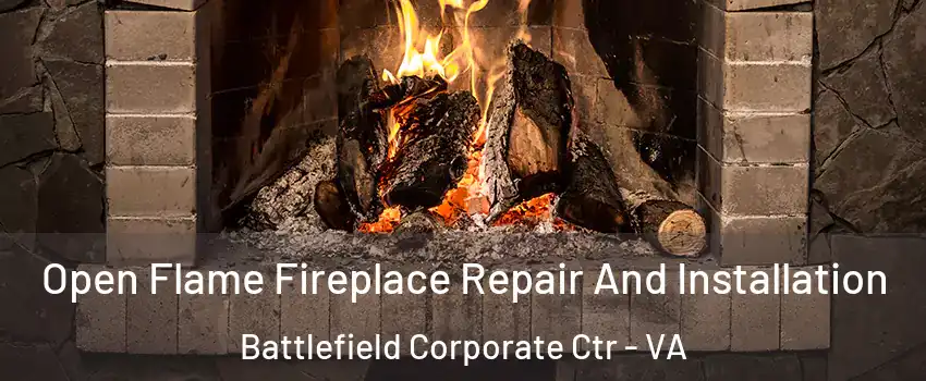 Open Flame Fireplace Repair And Installation Battlefield Corporate Ctr - VA