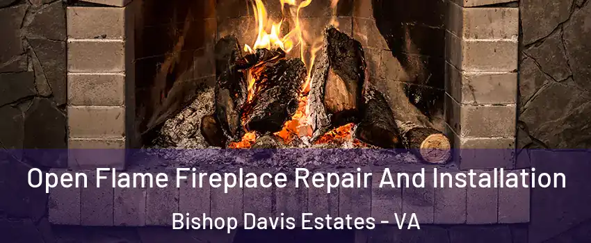 Open Flame Fireplace Repair And Installation Bishop Davis Estates - VA