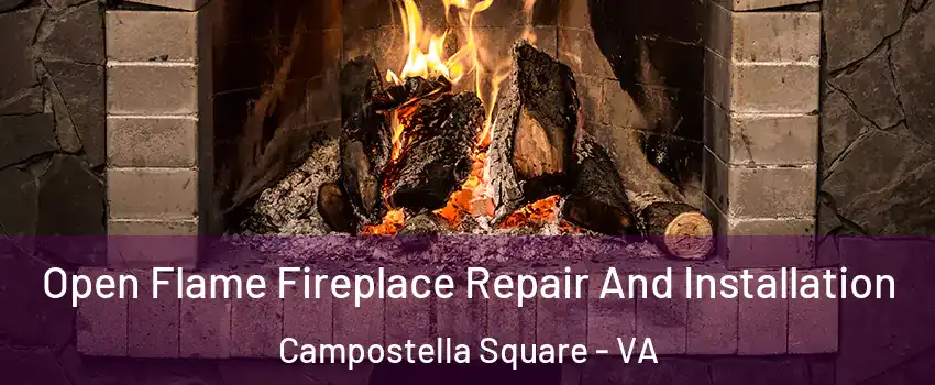 Open Flame Fireplace Repair And Installation Campostella Square - VA