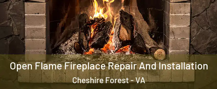 Open Flame Fireplace Repair And Installation Cheshire Forest - VA