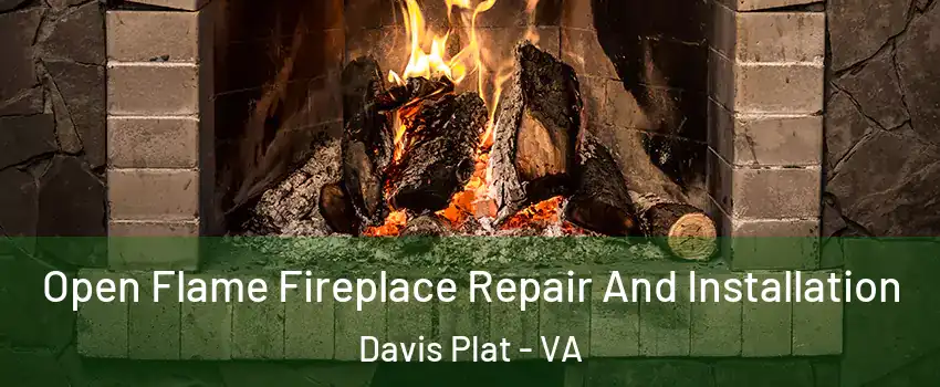 Open Flame Fireplace Repair And Installation Davis Plat - VA