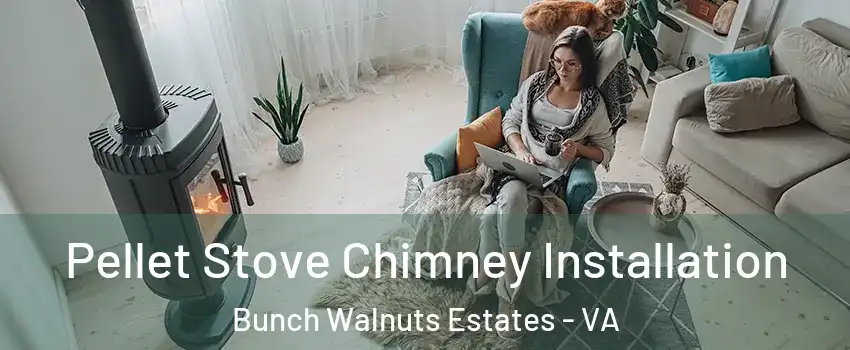 Pellet Stove Chimney Installation Bunch Walnuts Estates - VA