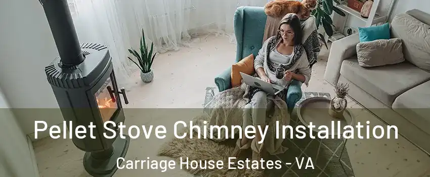 Pellet Stove Chimney Installation Carriage House Estates - VA