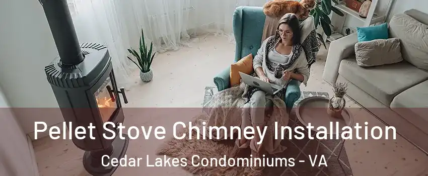 Pellet Stove Chimney Installation Cedar Lakes Condominiums - VA