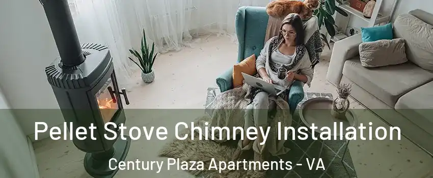 Pellet Stove Chimney Installation Century Plaza Apartments - VA