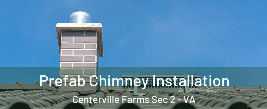Prefab Chimney Installation Centerville Farms Sec 2 - VA