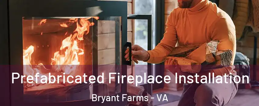 Prefabricated Fireplace Installation Bryant Farms - VA