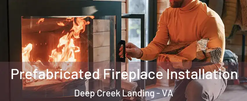 Prefabricated Fireplace Installation Deep Creek Landing - VA