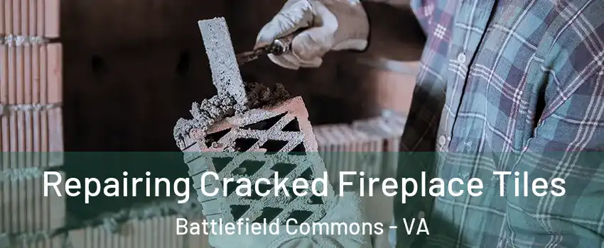 Repairing Cracked Fireplace Tiles Battlefield Commons - VA