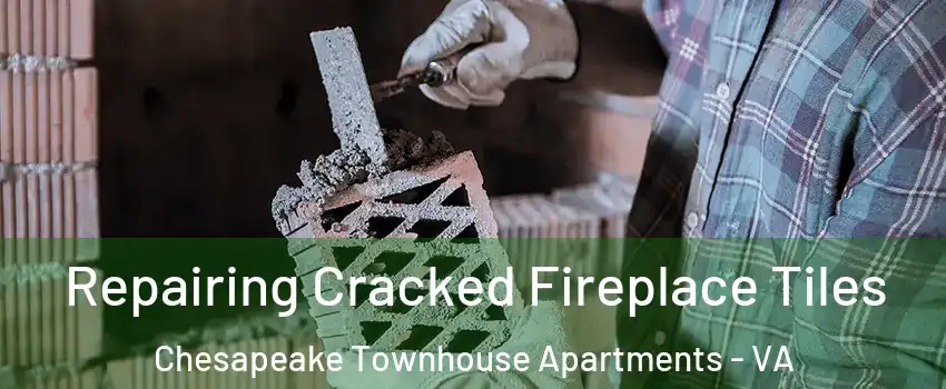 Repairing Cracked Fireplace Tiles Chesapeake Townhouse Apartments - VA